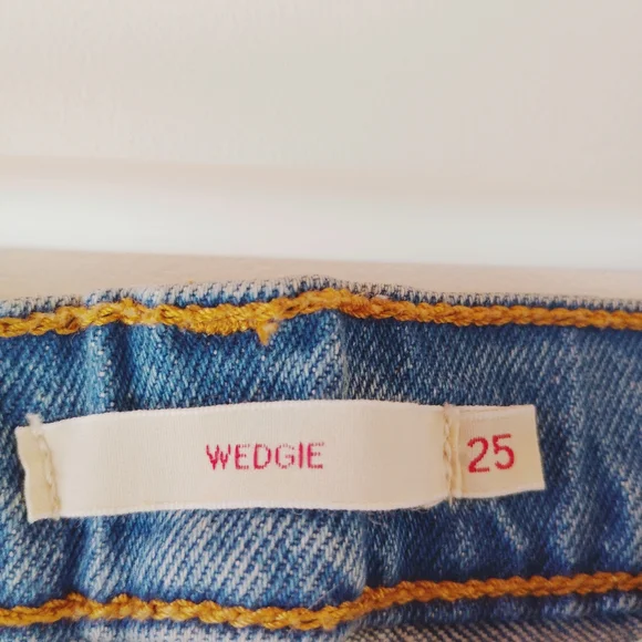 Levi's Premium women's Wedgie straight size 25 - Picture 7 of 16
